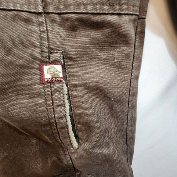 Dri-Duck Coat for Her Jacket Womens Size XXL Brown Hooded Sherpa Lined - Picture 16 of 16